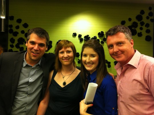 Mathieu Paiement, Catherine Legault, Valérie Tremblay et Marc St-Onge de MA CARAVANE AU QUÉBEC (Blimp)